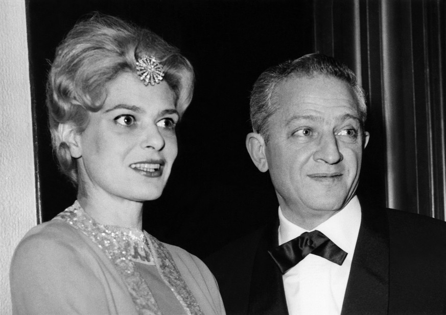 Dassin mit seiner Frau Melina Mercouri.