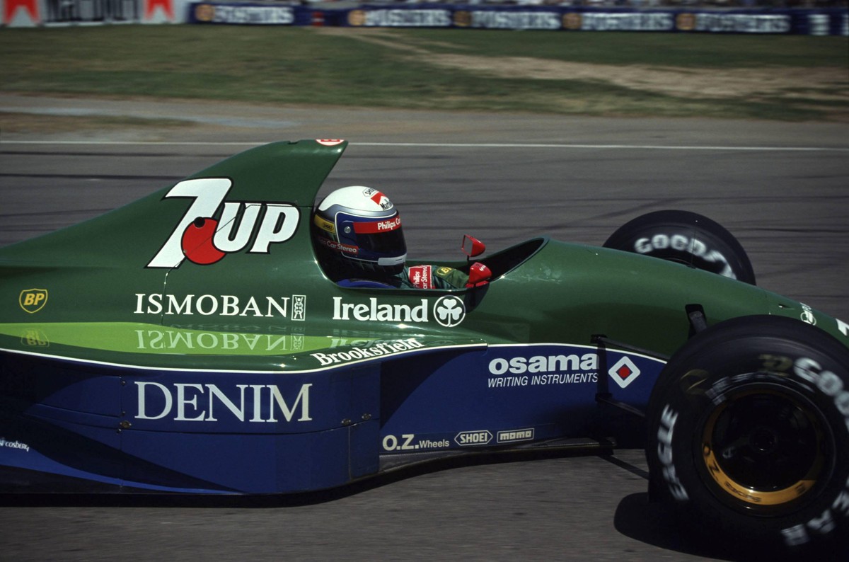 1991 Australian GP ADELAIDE STREET CIRCUIT, AUSTRALIA - NOVEMBER 03: Alessandro Zanardi, Jordan 191 Ford during the Australian GP at Adelaide Street Circuit on November 03, 1991 in Adelaide Street Cir ...