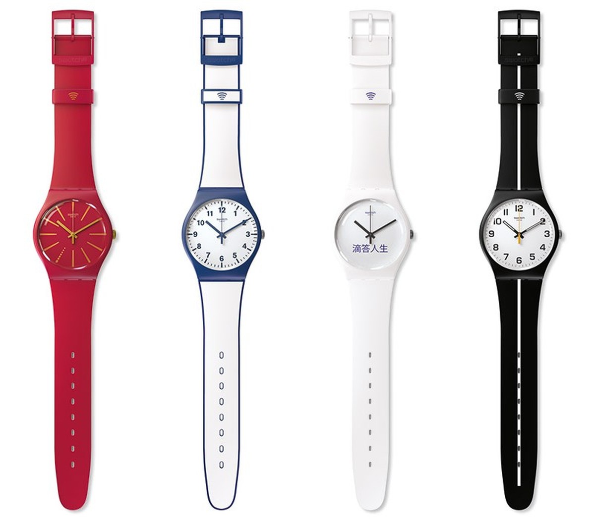 Mit der neuen&nbsp;«Swatch Bellamy» kann man kontaktlos an der Ladenkasse bezahlen.