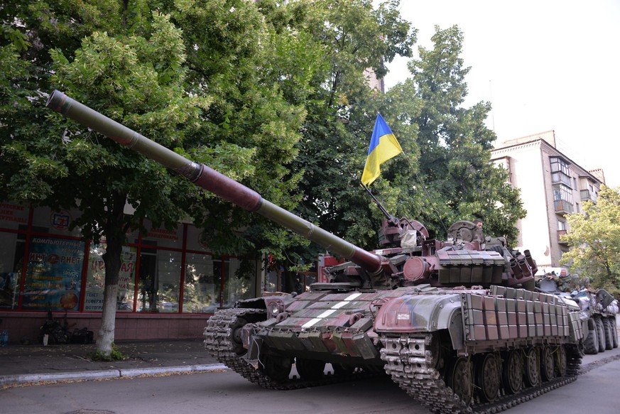 Panzer in Slavjansk