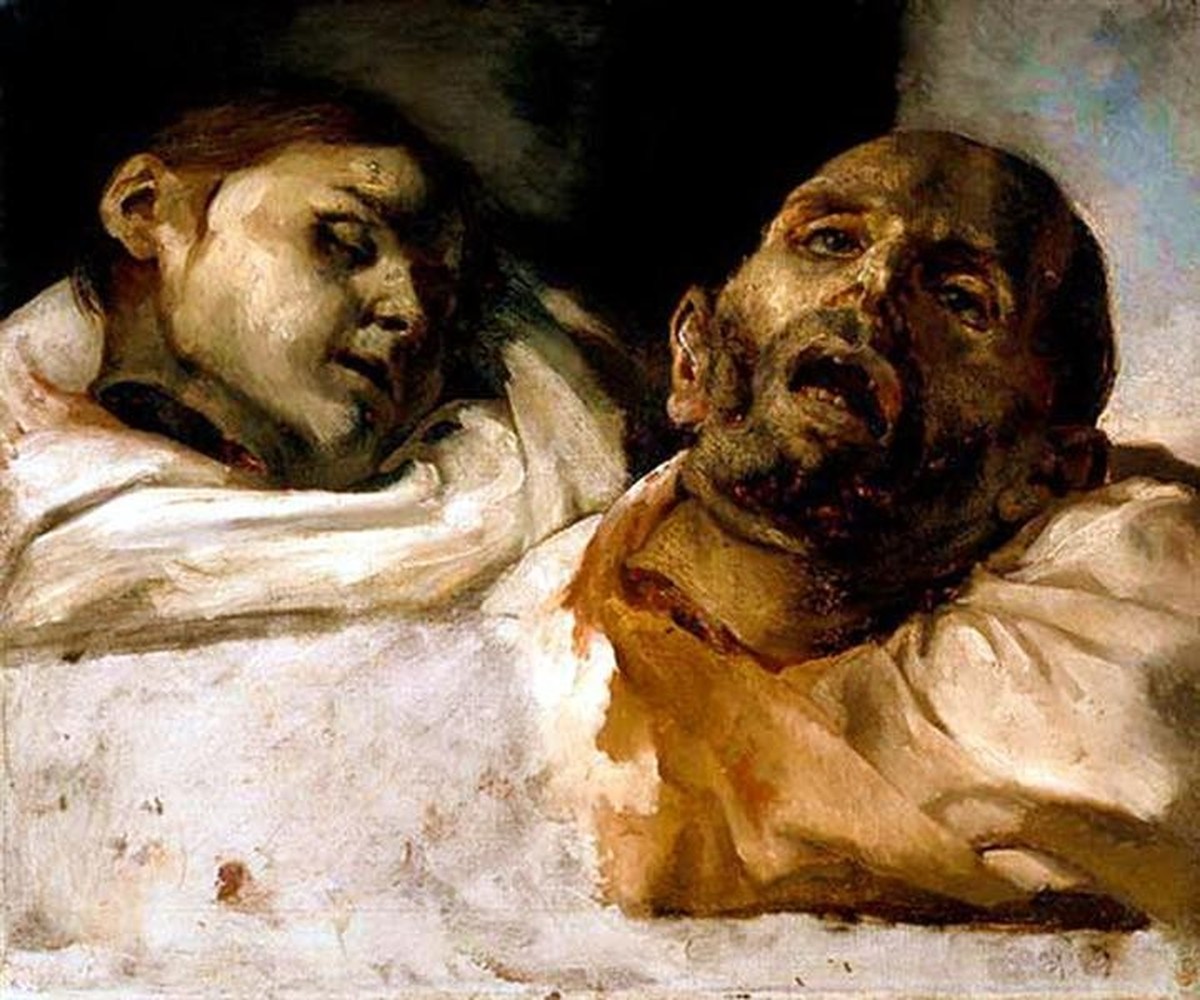 Köpfe von Folteropfern

https://www.wikiart.org/en/theodore-gericault/heads-of-torture-victims-study-for-the-raft-of-the-medusa