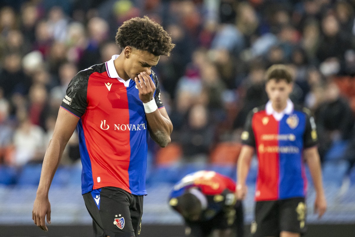 Basels Renato Veiga im Fussball Meisterschaftsspiel der Regular Season der Super League zwischen dem FC Basel 1893 und dem FC Winterthur im Stadion St. Jakob-Park in Basel, am Samstag, 16. Maerz 2024. ...