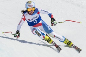 Jasmina Suter holt an den Schweizer Meisterschaften Gold im Super-G.