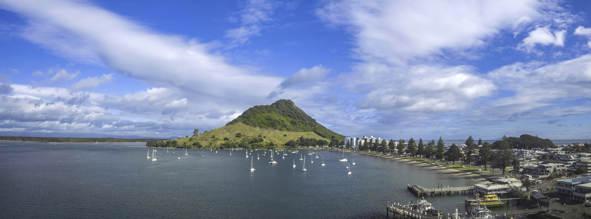 Der Mount Maunganui bei Tauranga ist ein beliebtes Ziel von Urlaubern.