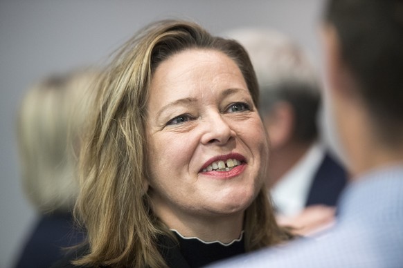 Die CVP Bundesratskandidatin Heidi Z’graggen anlaesslich der CVP Delegiertenversammlung vom Samstag, 20. Oktober 2018 in der Messe Luzern. (KEYSTONE/Urs Flueeler)