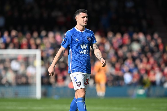 Bournemouth v Sunderland, Premier League Granit Xhaka 34 of Sunderland during the Premier League match between Bournemouth and Sunderland at the Vitality Stadium, Bournemouth, UK on 28 February 2026.  ...