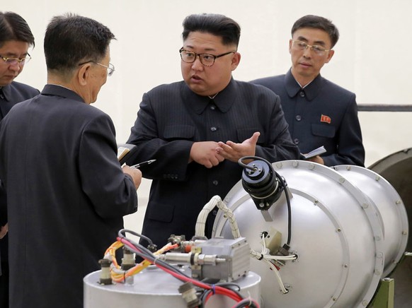 Unter der Führung des Diktators Kim Jong Un hat Nordkorea am Samstagmorgen einen weiteren Raketentest durchgeführt. (Archivbild)