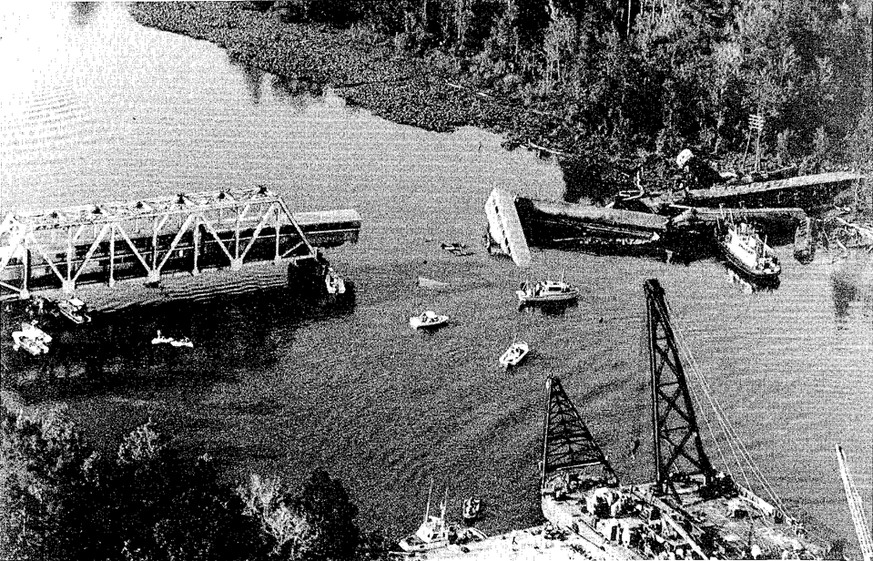 Eisenbahnunfall am Big Bayou Canot