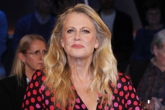Barbara Sch�nenberger bei der Aufzeichnung der NDR Talk Show im NDR Fernsehstudio Lokstedt. Hamburg, 26.04.2024 *** Barbara Sch�nenberger at the recording of the NDR Talk Show in the NDR television st ...