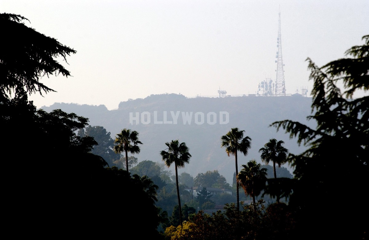 Hollywood sign in the Hollywood Hills, California. USA. (Photo by Jeff Overs/BBC News &amp; Current Affairs via Getty Images)