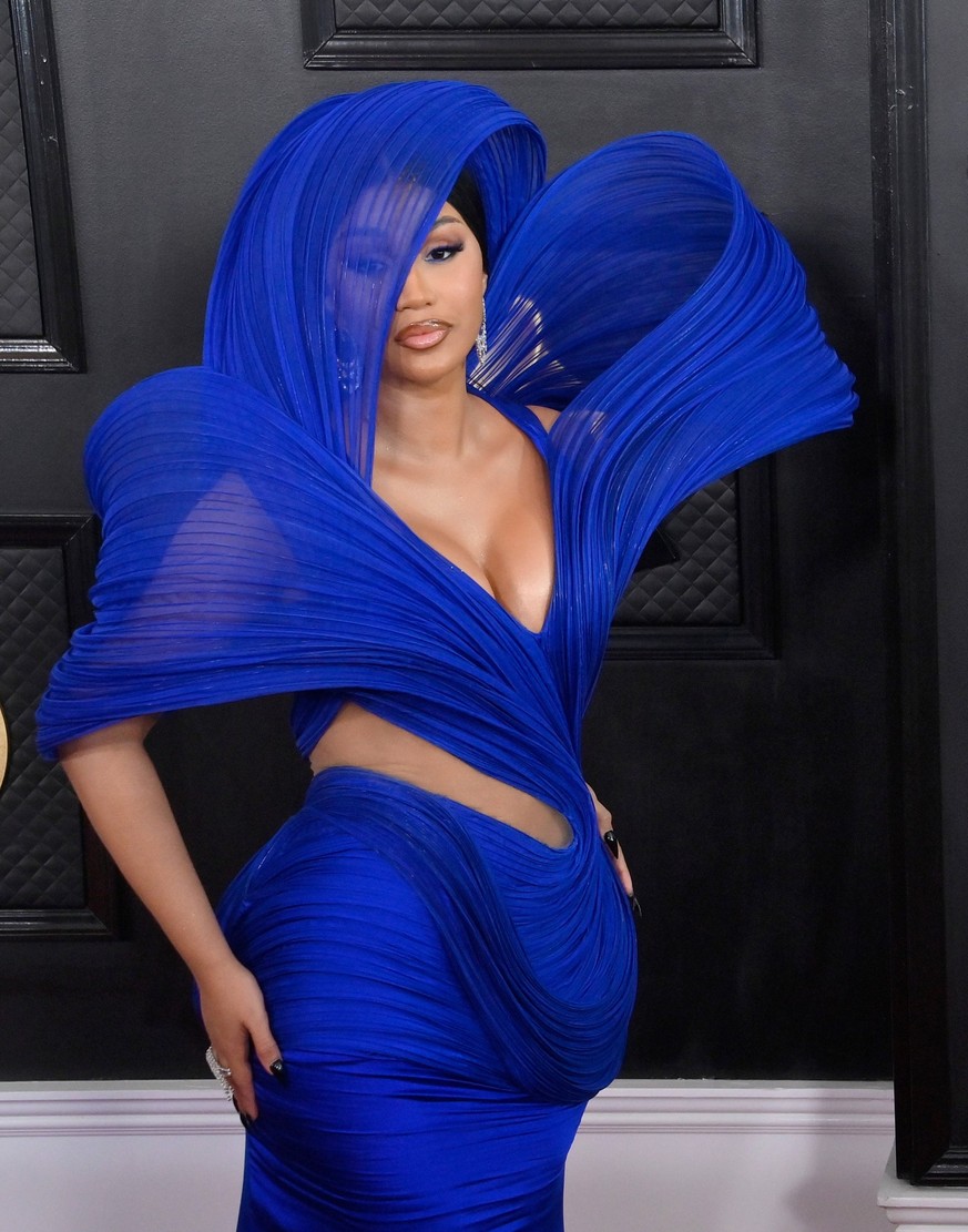 Cardi B attends the 65th annual Grammy Awards at the Crypto.com Arena in Los Angeles on Sunday, February 5, 2023. PUBLICATIONxINxGERxSUIxAUTxHUNxONLY LAP20230205505 JIMxRUYMEN