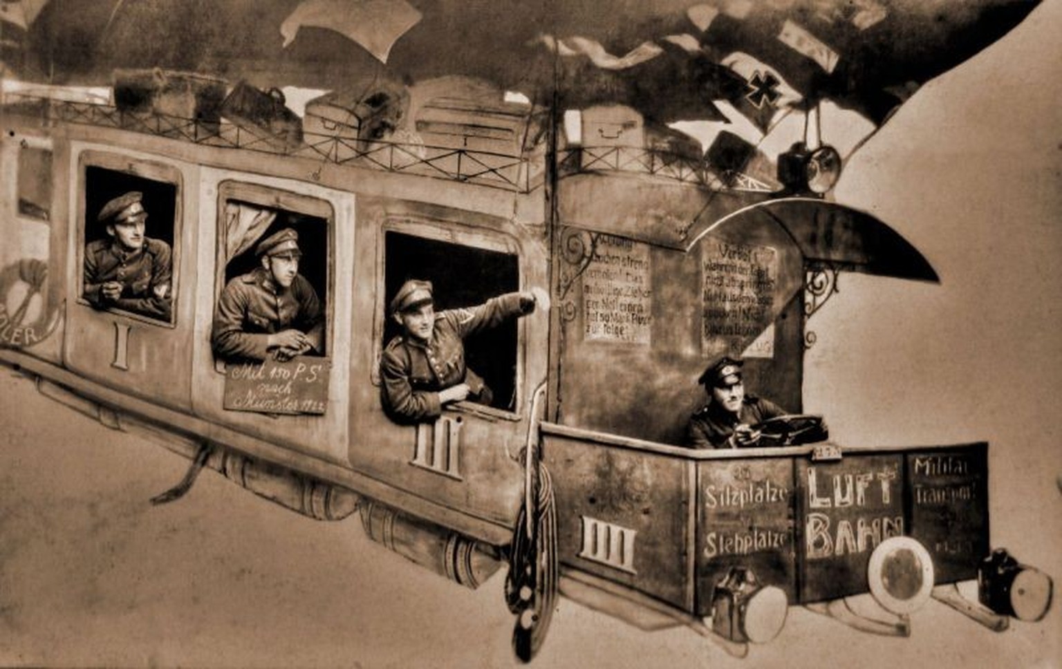 Flying in the studio, 1920er