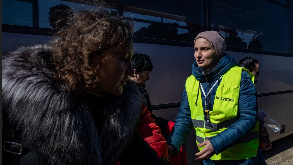 Cette Ukrainienne a fui l'enfer et aide désormais les siens
