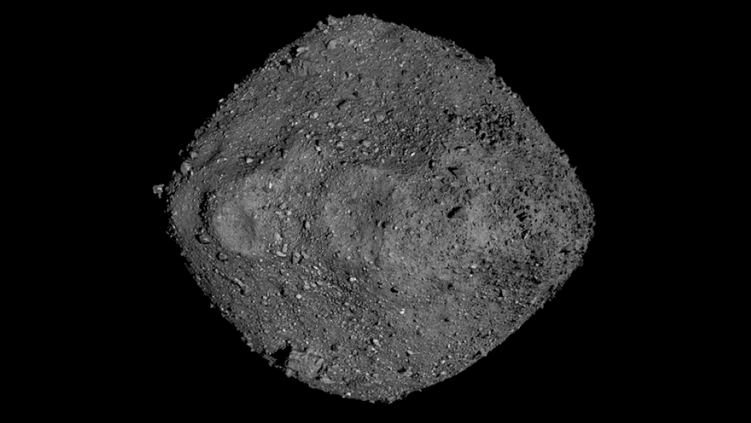 Asteroid Bennu
https://twitter.com/NASA/status/1706000829407244430/photo/1