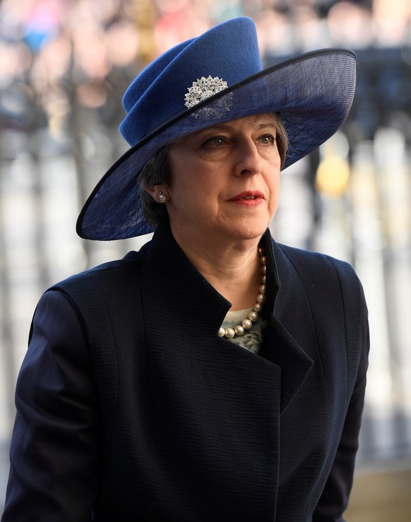 Britain&#039;s Prime Minister Theresa May arrives for a Commonwealth Day service at Westminster Abbey in London, Britain March 13, 2017. REUTERS/Toby Melville