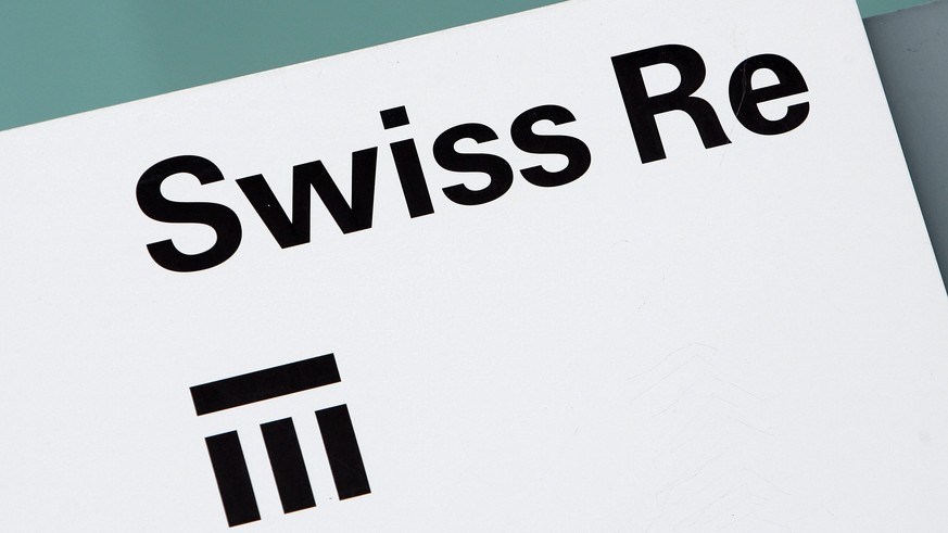 epa09020910 (FILE) - A file photograph showing the logo of the Swiss reinsurance company Swiss Re, at the main building of the company in Zurich, Switzerland, 19 November 2007 (reissued 18 February 20 ...