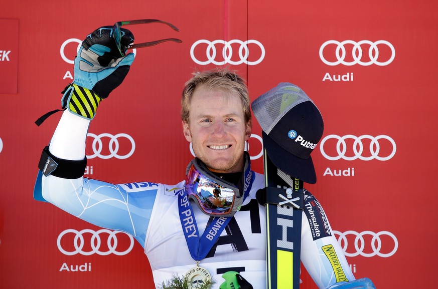 Ted Ligety gewinnt den Riesenslalom trotz lädierter Hand.&nbsp;