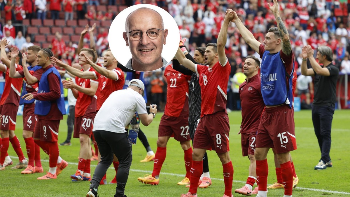 Jean-Benoît Schüpbach (médaillon) joue un rôle important dans l'équipe nationale suisse.