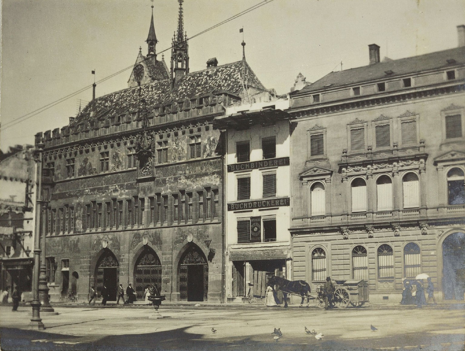 Rathaus, Basel&nbsp;1899.<br data-editable="remove">
