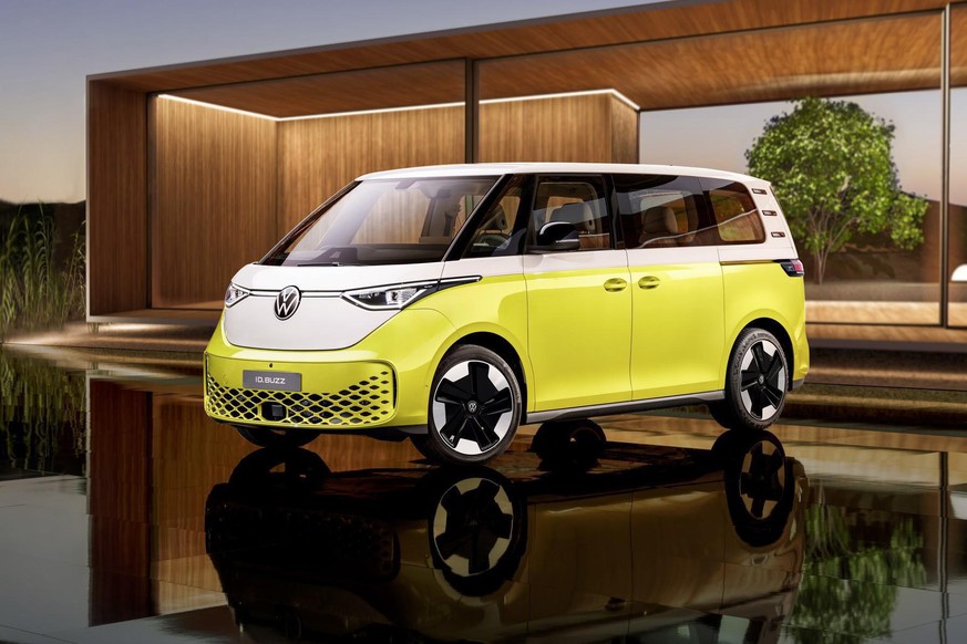 VW hat am 9. März 2022 den vollelektrischen Kleinbus ID.Buzz präsentiert.