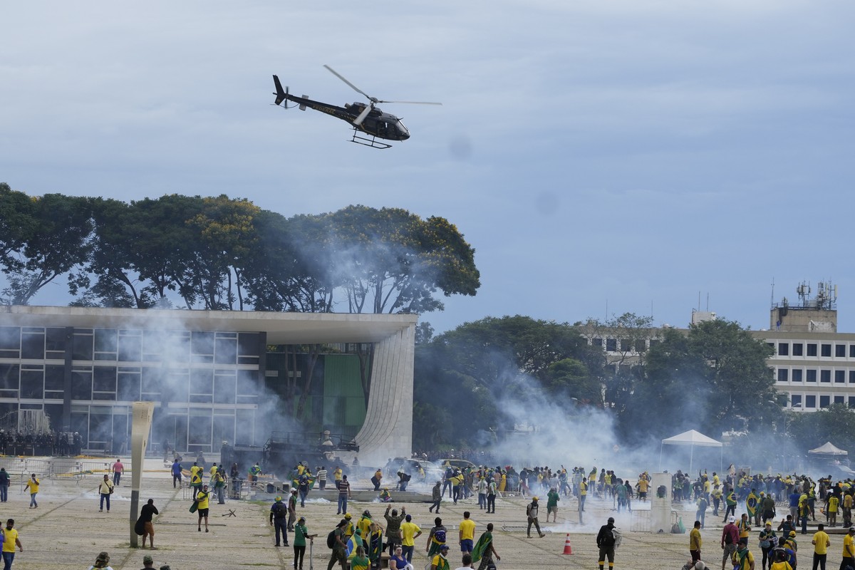 L'insurrection des partisans de Bolsonaro à Brasilia, le 8 janvier 2023.