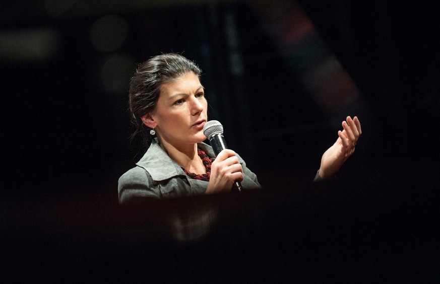 Begabte Rednerin: Sahra Wagenknecht.