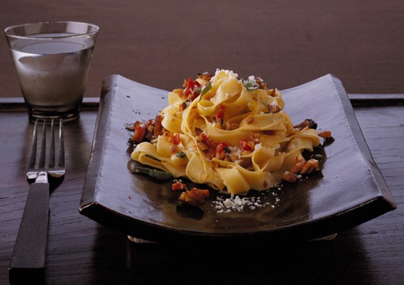 http://www.epicurious.com/recipes/food/views/tagliatelle-with-chestnuts-pancetta-and-sage-231504 TAGLIATELLE WITH CHESTNUTS, PANCETTA, AND SAGE maroni