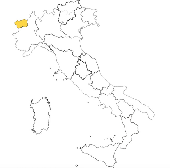 Regionen Italien: In diesen Regionen gelten schärfere Massnahmen gegen die Ausbreitung des Coronavirus.