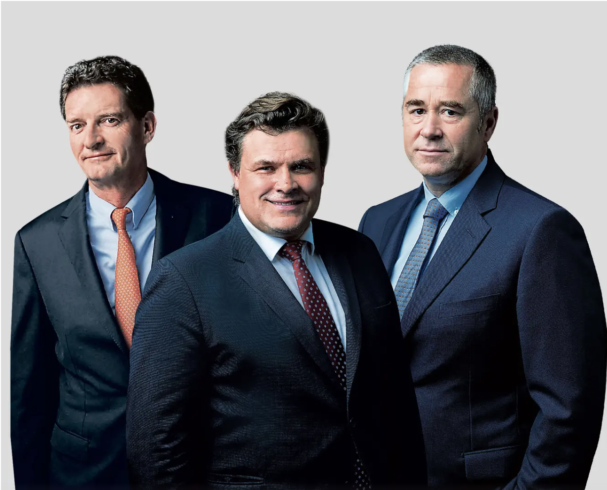 Die Gründer der Partners Group sind auch die Gründer von «Kompass/Europa» (von links): Urs Wietlisbach, Alfred Gantner und Marcel Erni.