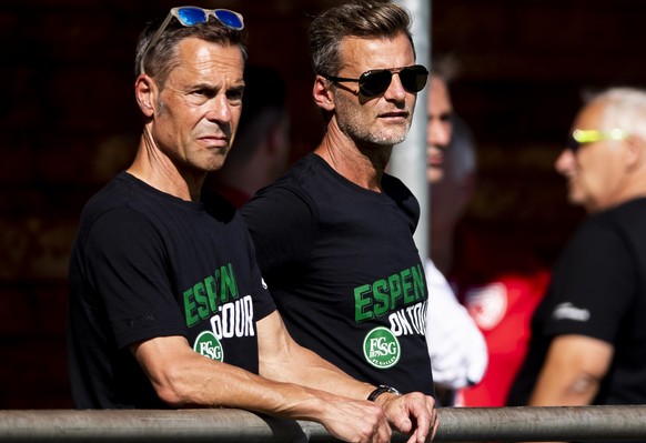 Matthias Hüppi und Alain Sutter stehen derzeit auf der Sonnenseite der Super League.