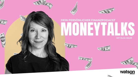 MoneyTalks Podcast Teaser Visual 16:9, Pink Background