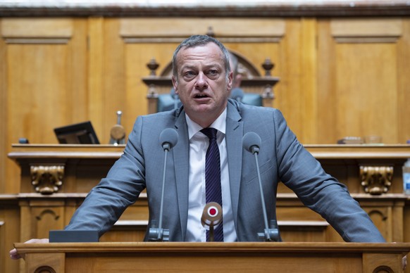 Martin Landolt, BDP-GL, spricht an der Herbstsession der Eidgenoessischen Raete, am Donnerstag, 27. September 2018 im Nationalrat in Bern. (KEYSTONE/Anthony Anex)