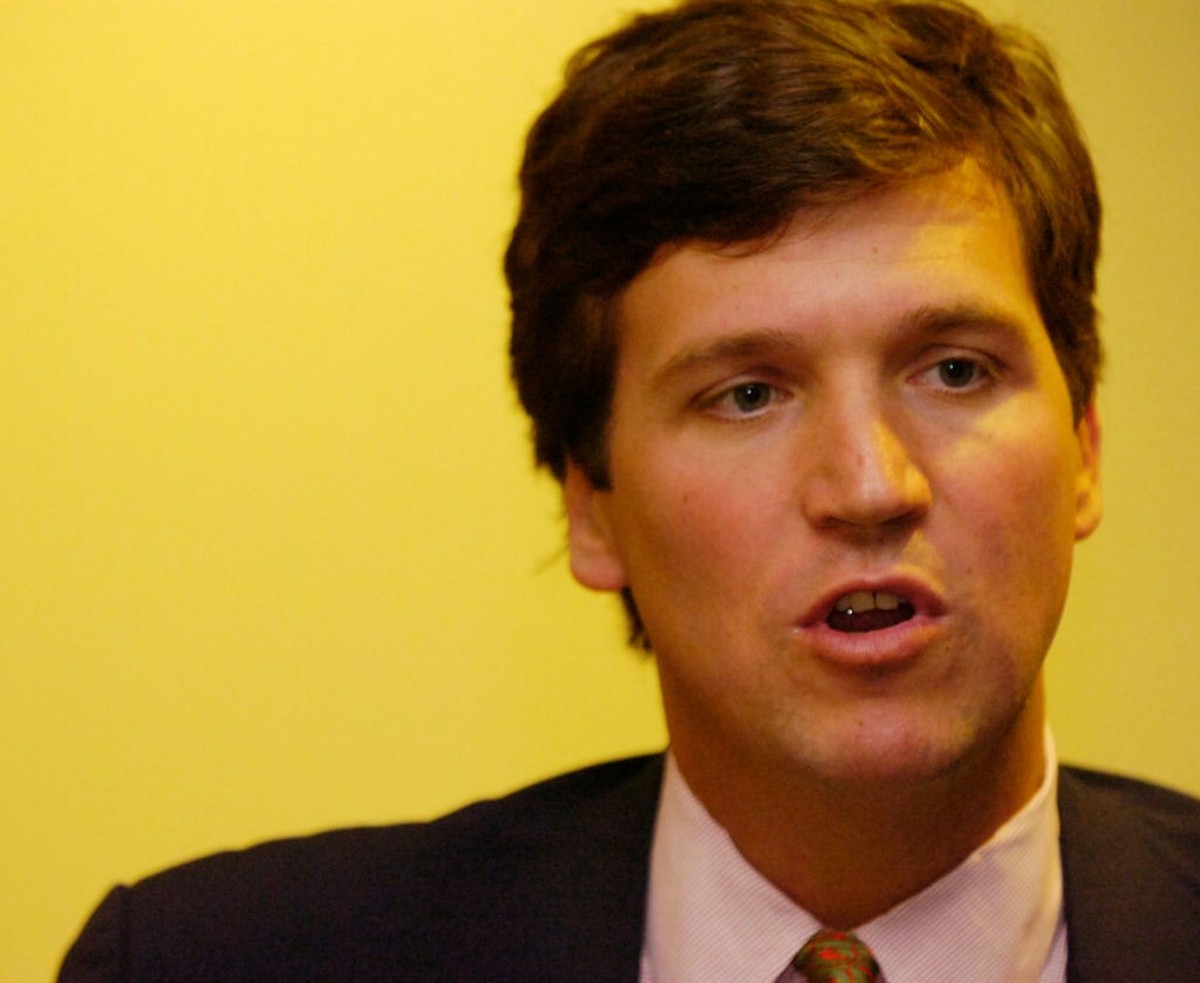 5/14/2008 Photo by Krissy Krummenacker 200800916 MSNBC's Tucker Carlson Wednseday, May 14, 2008, at Reading's Sovereign Center. (Photo By Krissy Krummenacker/MediaNews Group/Reading Eagle vi ...