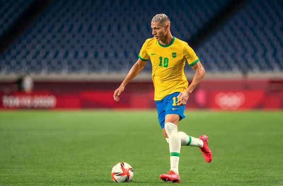 Tokyo 2020 Olympiad Tokyo TÓQUIO, TO - 31.07.2021: TOKYO 2020 OLYMPIAD TOKYO - Richarlison do Brasil during the soccer game between Brazil and Egypt at the Tokyo 2020 Olympic Games, Olympische Spiele, ...