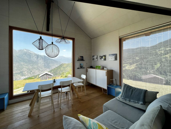 Rauszeit abgelegene Unterkünfte von AirBnB in der Schweiz ruhige Ferienwohnung Eischoll VS