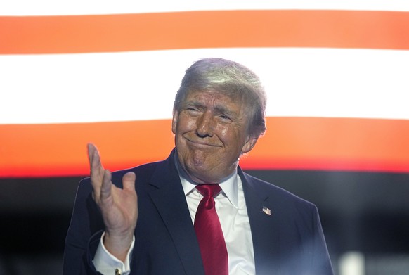 epa13062518 US President Donald Trump speaks at a rally to kick off the 16-day Great American State Fair as part of Washington, D.C.'s celebration of the nation's 250th birthday, on the Nati ...
