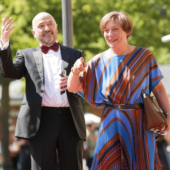 Christian Neureuther mit Ehefrau Rosi Mittermaier-Neureuther / Er