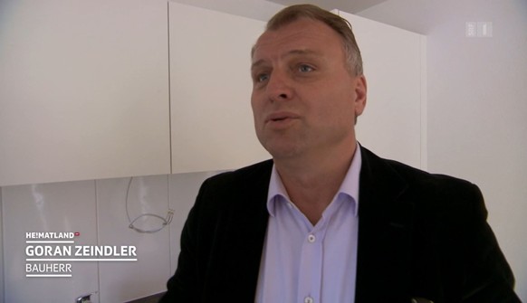 Goran Zeindler in der SRF-Sendung von 2019 Heimatland