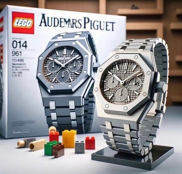 KI-Lego-Set Armbanduhr
