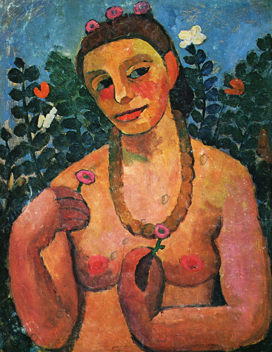 Paula Modersohn-Becker, Selbstporträt 1906.