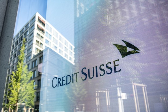 ARCHIVBILD ZUR BILANZ DER CREDIT SUISSE IM DRITTEN QUARTAL 2020, AM DONNERSTAG, 29. OKTOBER 2020 - Ein Schaufenster der CS anlaesslich einer Medienkonferenz der Credit Suisse zur lancierung ihres neue ...