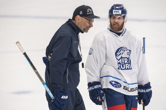 ZSC Lions Spieler Yannick Weber im ersten Training der Saison 2021/22 in der Kunsteisbahn in Zuerich Oerlikon, aufgenommen am Montag, 26. Juli 2021. (KEYSTONE/Ennio Leanza)