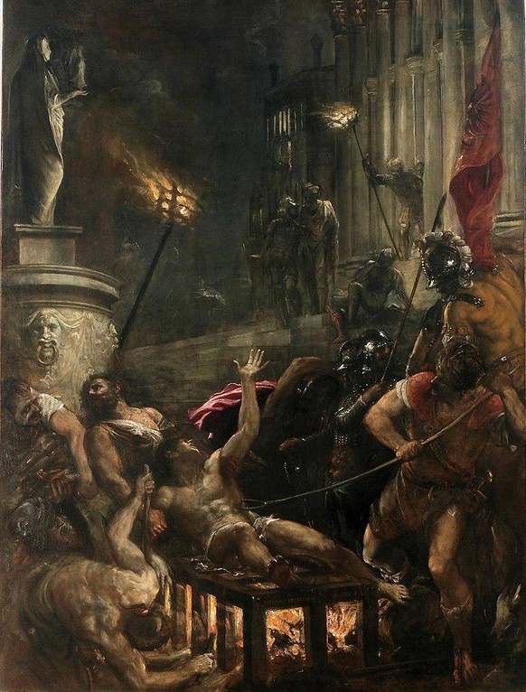 «Das Martyrium des heiligen Laurentius», gemalt vom italienischen Renaissancemeister Tizian, befindet sich in der Chiesa dei Gesuiti in Venedig.