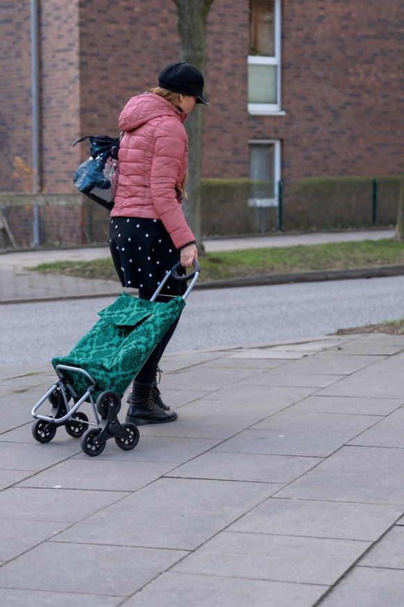 Hackenporsche, Einkaufstrolley