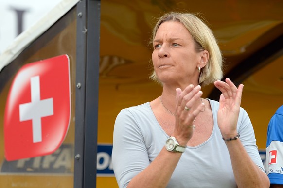 Der Blick geht nach Westen: Voss-Tecklenburg steht mit der Schweiz unmittelbar vor der Qualifikation für die WM 2015 in Kanada.