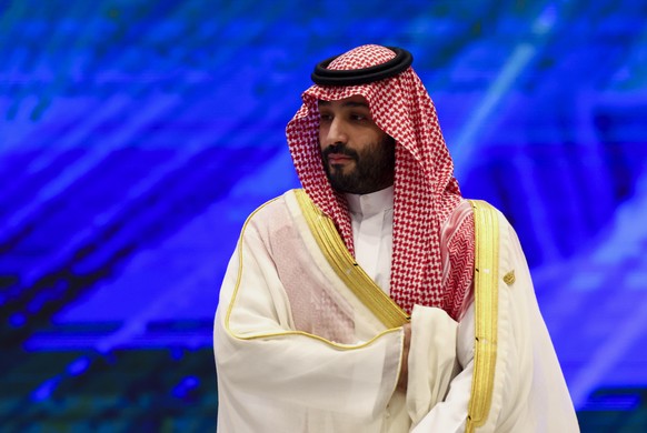epa10312247 Saudi Crown Prince Mohammed bin Salman attends an APEC leader's informal dialogue with guests during the Asia-Pacific Economic Cooperation (APEC) Summit 2022, in Bangkok, Thailand, November 18...