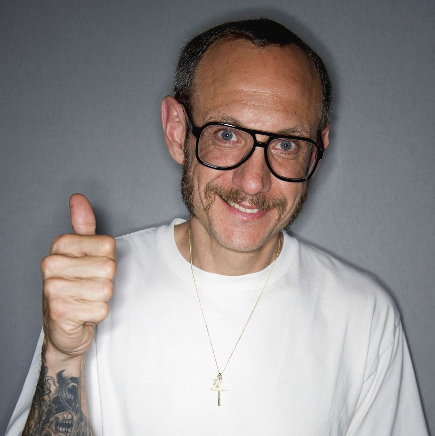 BERLIN, GERMANY - JULY 07: Terry Richardson poses during Mercedes-Benz Fashion Week Berlin Spring/Summer 2012 at the new location at Brandenburg Gate on July 7, 2011 in Berlin, Germany. (Photo by Gare ...