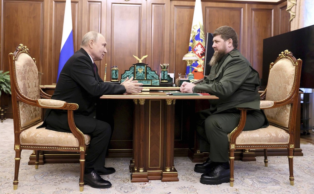 Ramzan Kadyrov et Vladimir Poutine ce jeudi 28 septembre