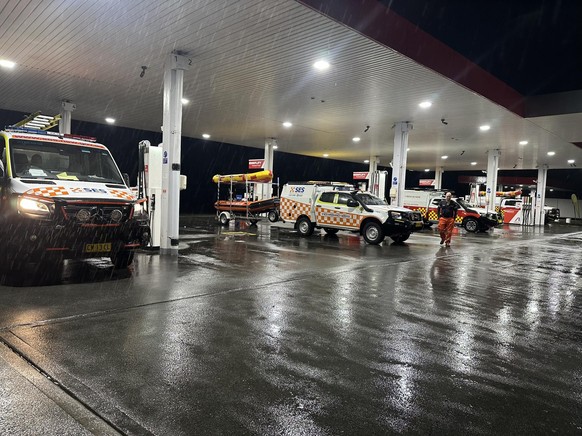 State Emergeny Service in NSW, Ostaustralien. Flutkatastrophe vom 20/21. Mai 2025