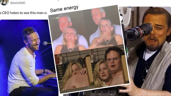 Die lustigsten Memes zum Kiss-Cam-Fail am Coldplay Konzert